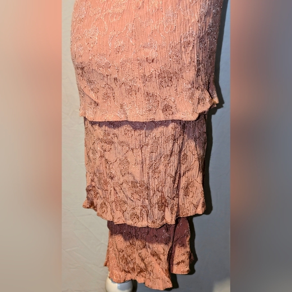 Women's Caron dress. Sz. 10. Excellent condition. Pink/peach. Vintage - Picture 2 of 6